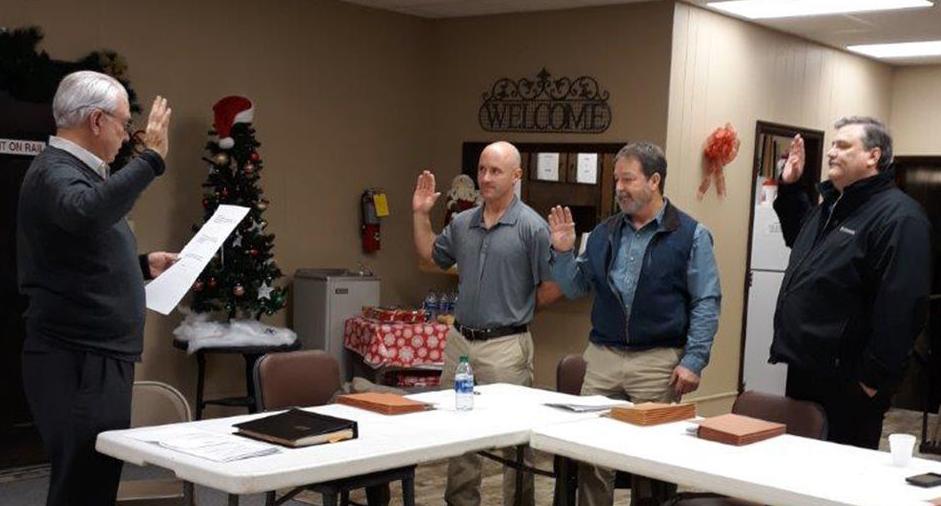 Colbert officials sworn in to office